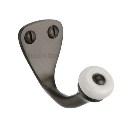Heritage Brass Accessories Matt Bronze / Single Coat Hooks Heritage Brass - Single Robe Hook Matt Bronze Finish