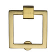 Heritage Brass Cabinet Hardware Polished Brass / Cabinet Drop Pulls Heritage Brass - Square Drop Pull Polished Brass Finish