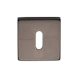Heritage Brass Door Furniture Matt Bronze / Mortice Key Profile Escutcheons Heritage Brass - Square Key Escutcheon Matt Bronze Finish