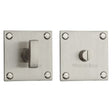 Heritage Brass Door Furniture Satin Nickel / No Heritage Brass - Square Low profile Thumbturn & Emergency Release Satin Nickel Fi