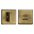 Heritage Brass Door Furniture Antique Brass / No Heritage Brass - Square Thumbturn & Emergency Release Antique Brass Finish