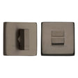 Heritage Brass Door Furniture Matt Bronze / No Heritage Brass - Square Thumbturn & Emergency Release Matt Bronze Finish