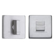 Heritage Brass Door Furniture Satin Chrome / No Heritage Brass - Square Thumbturn & Emergency Release Satin Chrome Finish