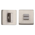 Heritage Brass Door Furniture Satin Nickel / No Heritage Brass - Square Thumbturn & Emergency Release Satin Nickel Finish