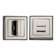 Heritage Brass Door Furniture Polished Nickel / No Heritage Brass - Square Thumbturn & Emergency Release with stepped edge Polished Nic