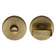 Heritage Brass Door Furniture Antique Brass / No Heritage Brass - Thumbturn & Emergency Release Antique Brass Finish