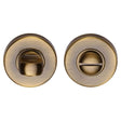Heritage Brass Door Furniture Antique Brass / No Heritage Brass - Thumbturn & Emergency Release Antique Brass Finish