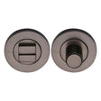 Heritage Brass Door Furniture Matt Bronze / No Heritage Brass - Thumbturn & Emergency Release Matt Bronze Finish