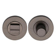 Heritage Brass Door Furniture Matt Bronze / No Heritage Brass - Thumbturn & Emergency Release Matt Bronze Finish