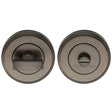 Heritage Brass Door Furniture Matt Bronze / No Heritage Brass - Thumbturn & Emergency Release Matt Bronze Finish