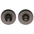 Heritage Brass Door Furniture Matt Bronze / No Heritage Brass - Thumbturn & Emergency Release Matt Bronze Finish