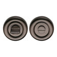 Heritage Brass Door Furniture Matt Bronze / No Heritage Brass - Thumbturn & Emergency Release Matt Bronze Finish