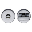 Heritage Brass Door Furniture Polished Chrome / No Heritage Brass - Thumbturn & Emergency Release Polished Chrome Finish