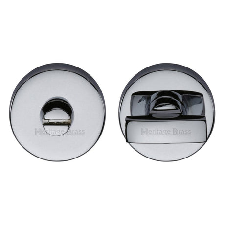 Heritage Brass Door Furniture Polished Chrome / No Heritage Brass - Thumbturn & Emergency Release Polished Chrome Finish