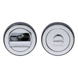 Heritage Brass Door Furniture Polished Chrome / No Heritage Brass - Thumbturn & Emergency Release Polished Chrome Finish