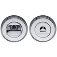 Heritage Brass Door Furniture Polished Chrome / No Heritage Brass - Thumbturn & Emergency Release Polished Chrome Finish