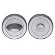 Heritage Brass Door Furniture Satin Chrome / No Heritage Brass - Thumbturn & Emergency Release Satin Chrome Finish