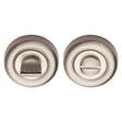 Heritage Brass Door Furniture Satin Nickel / No Heritage Brass - Thumbturn & Emergency Release Satin Nickel Finish