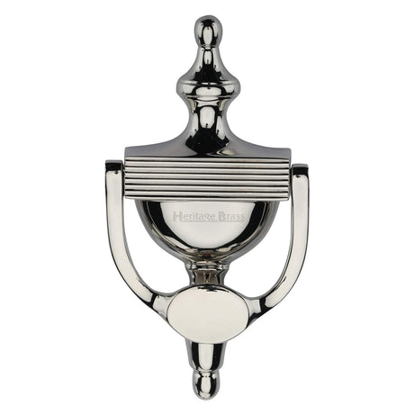 Heritage Brass Door Furniture Polished Nickel / Urn Door Knocker Heritage Brass - Urn Knocker 7 1/4" Polished Nickel finish