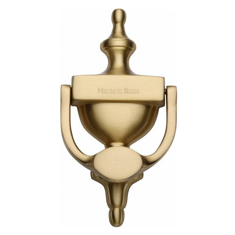 Heritage Brass Door Furniture Satin Brass / Urn Door Knocker Heritage Brass - Urn Knocker 7 1/4" Satin Brass Finish