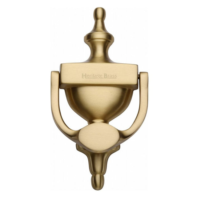 Heritage Brass Door Furniture Satin Brass / Urn Door Knocker Heritage Brass - Urn Knocker 7 1/4" Satin Brass Finish