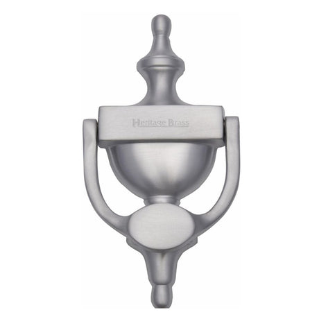 Heritage Brass Door Furniture Satin Chrome / Urn Door Knocker Heritage Brass - Urn Knocker 7 1/4" Satin Chrome Finish