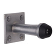 Heritage Brass Door Furniture Satin Chrome / Projection Door Stop Heritage Brass - Wall Mounted Door Stop 2 1/2" Satin Chrome Finish