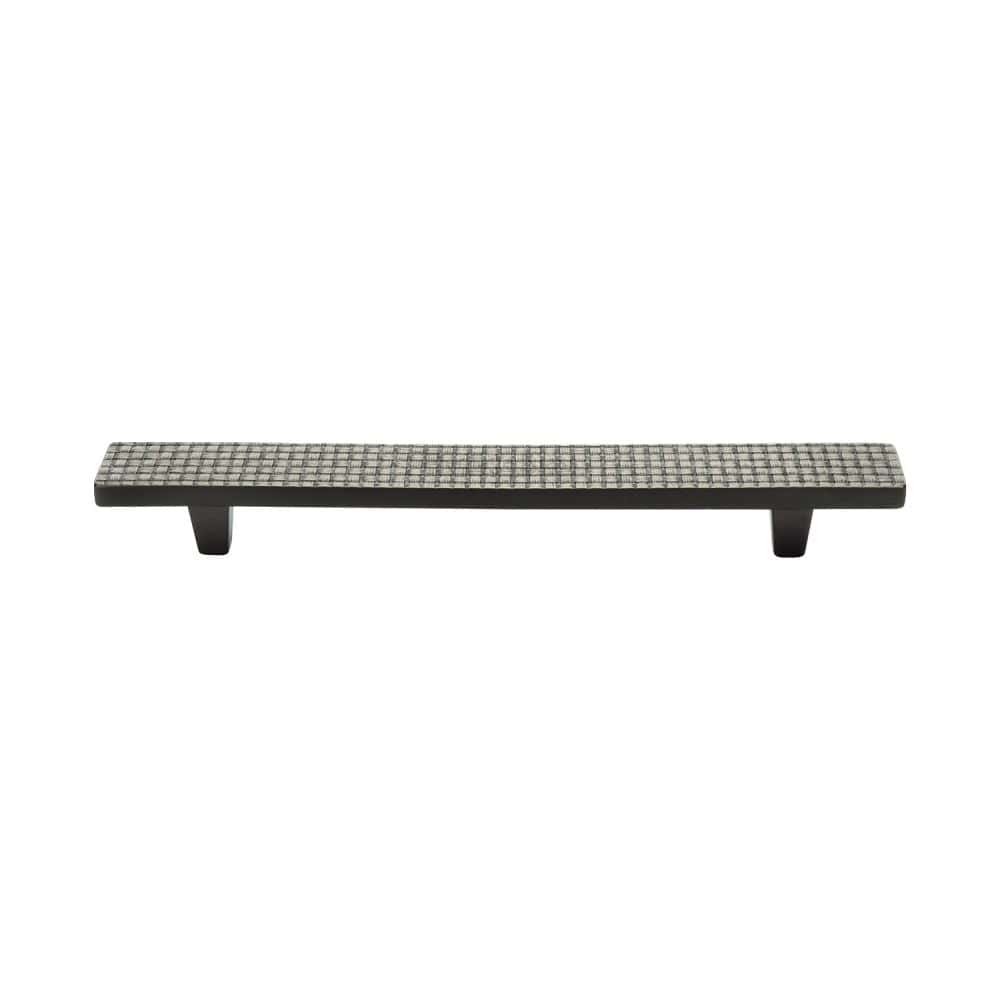 Heritage Brass Cabinet Hardware Aged Nickel / Cabinet Pull Handles / 160mm c/c Heritage Brass - Weave Cabinet Pull Handle 160mm Aged Nickel Finish