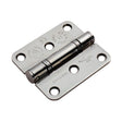 This is an image of a Eurospec - Enduro Grade 11 Ball Bearing Hinge Radius - Bright Stainless Steel that is availble to order from Trade Door Handles in Kendal.