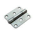 This is an image of a Eurospec - Enduro Grade 11 Ball Bearing Hinge Radius - Satin Stainless Steel that is availble to order from Trade Door Handles in Kendal.