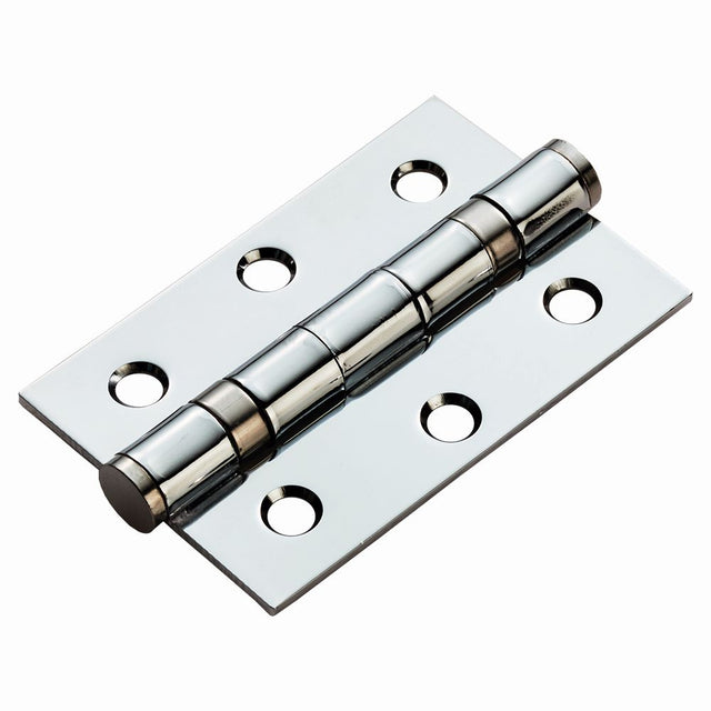 This is an image of a Eurospec - Ball Bearing Hinge Non Grade - Polished Chrome that is availble to order from Trade Door Handles in Kendal.