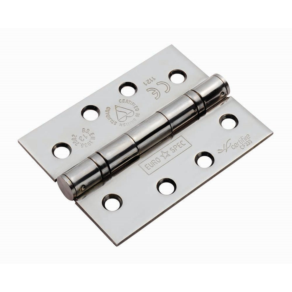 This is an image of a Eurospec - Enduro Grade 13 Ball Bearing Hinge - Bright Stainless Steel that is availble to order from Trade Door Handles in Kendal.