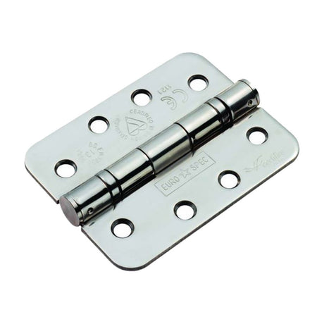 This is an image of a Eurospec - Enduro Grade 13 Ball Bearing Hinge Radius - Bright Stainless Steel that is availble to order from Trade Door Handles in Kendal.