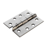 This is an image of a Eurospec - Enduro Grade 13 Ball Bearing Hospital Tip Hinge Square - Satin Stainl that is availble to order from Trade Door Handles in Kendal.