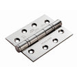 This is an image of a Eurospec - Enduro Grade 13 Ball Bearing P Hinge (Pack of 3) - Bright Stainless S that is availble to order from Trade Door Handles in Kendal.