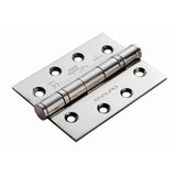 This is an image of a Eurospec - Enduro Grade 13 Ball Bearing P Hinge - Bright Stainless Steel that is availble to order from Trade Door Handles in Kendal.