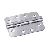 This is an image of a Eurospec - Enduro Grade 13 Ball Bearing P Hinge Radius - Bright Stainless Steel that is availble to order from Trade Door Handles in Kendal.