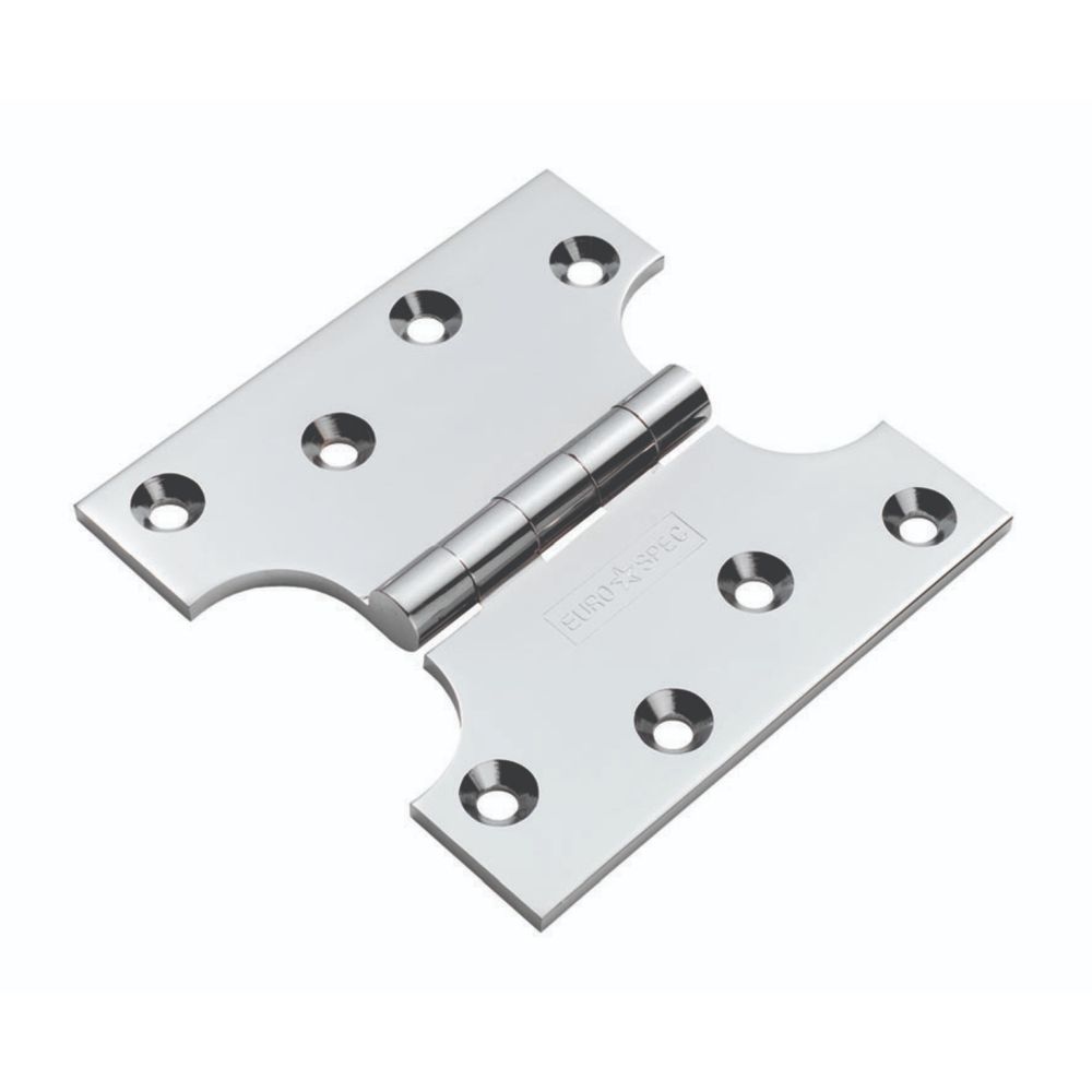 This is an image of a Eurospec - Parliament Hinge - Polished Chrome that is availble to order from Trade Door Handles in Kendal.