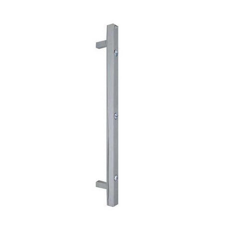 This is an image of a Frelan - Crystal Square Bar 210mm Cabinet Handle - Satin Chrome  that is availble to order from Trade Door Handles in Kendal.