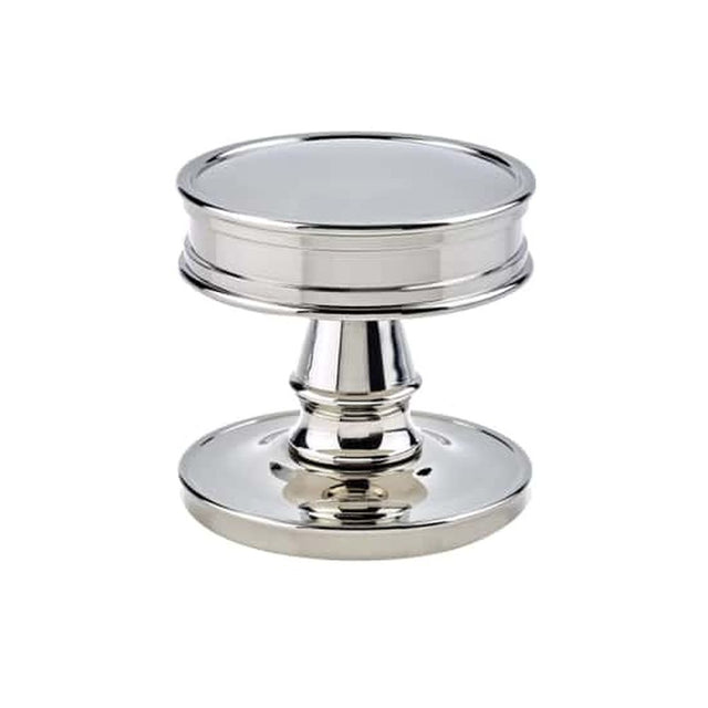 This is an image of a Burlington - Berkeley Mortice knob - Polished Nickel  that is availble to order from Trade Door Handles in Kendal.