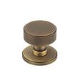This is an image of a Burlington - Antique Brass Westbourne Knurled Mortice Door Knob  that is availble to order from Trade Door Handles in Kendal.