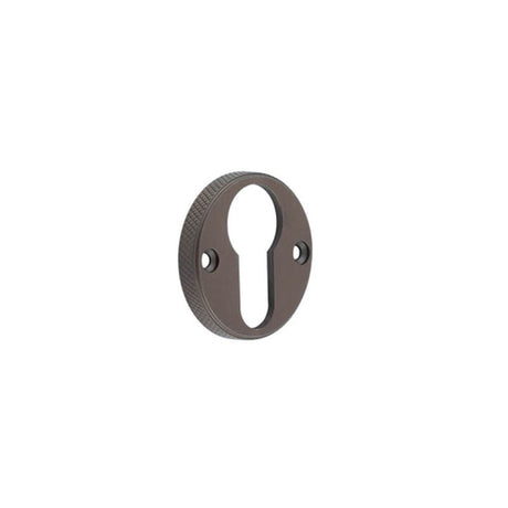 This is an image of a Burlington - 40mm DB Westbourne euro escutcheon (face fix)  that is availble to order from Trade Door Handles in Kendal.