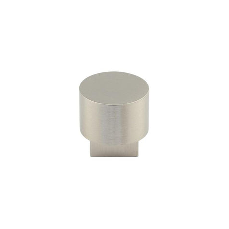 This is an image of a Burlington - Westminster Cupboard knob - Satin Nickel  that is availble to order from Trade Door Handles in Kendal.