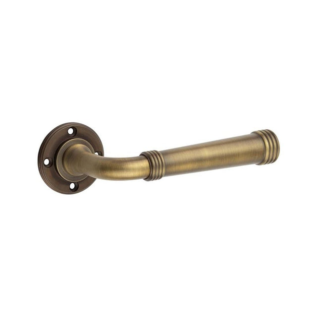 This is an image of a Burlington - Highgate Lever on Rose Door Handle - Roses Sold Separately  that is availble to order from Trade Door Handles in Kendal.