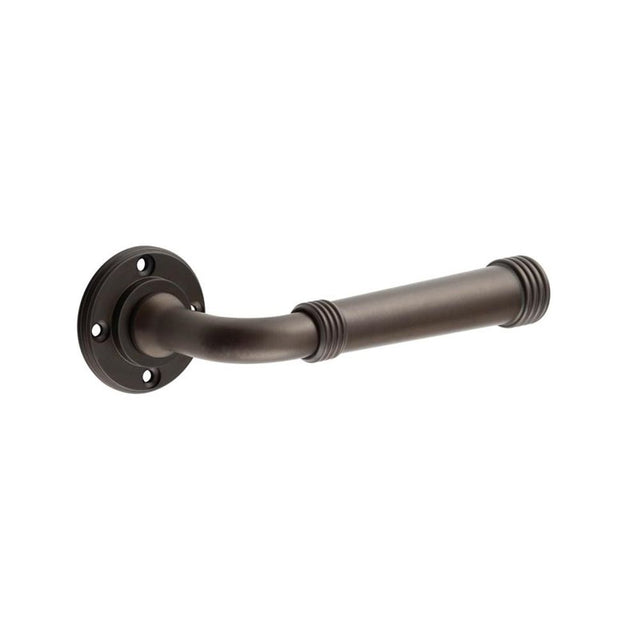 This is an image of a Burlington - Highgate Lever on Rose Door handle - Roses Sold Separately  that is availble to order from Trade Door Handles in Kendal.