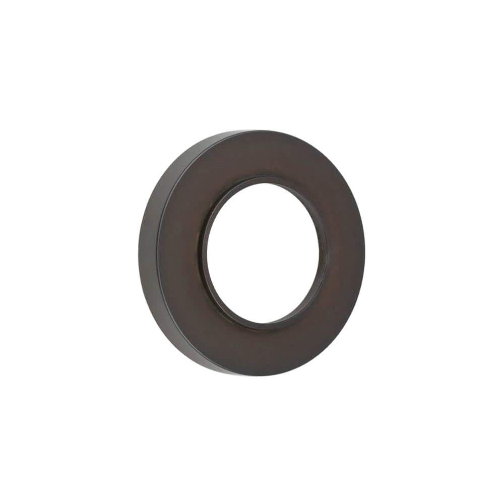 This is an image of a Burlington - Burlington Plain Outer Rose - Dark Bronze  that is availble to order from Trade Door Handles in Kendal.