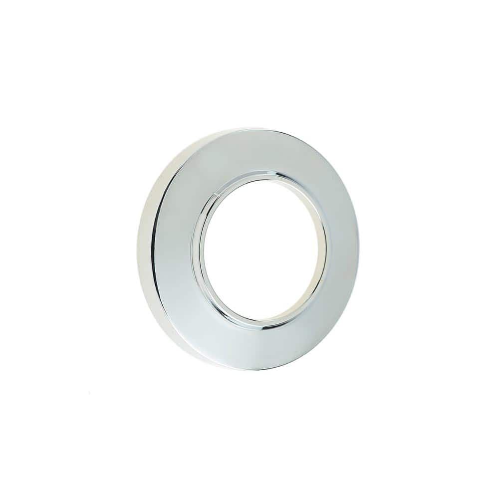 This is an image of a Burlington - Burlington Chamfered Rose - Polished Nickel  that is availble to order from Trade Door Handles in Kendal.
