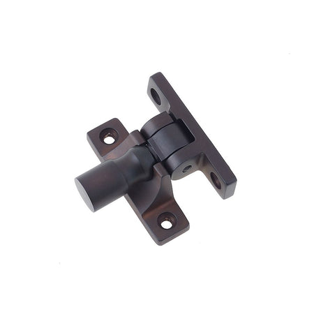 This is an image of a Burlington - sash fastener - Dark Bronze  that is availble to order from Trade Door Handles in Kendal.
