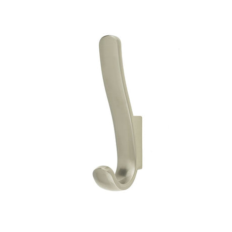 This is an image of a Frelan - Misteron Hat & Coat Hook - Brushed Nickel  that is availble to order from Trade Door Handles in Kendal.