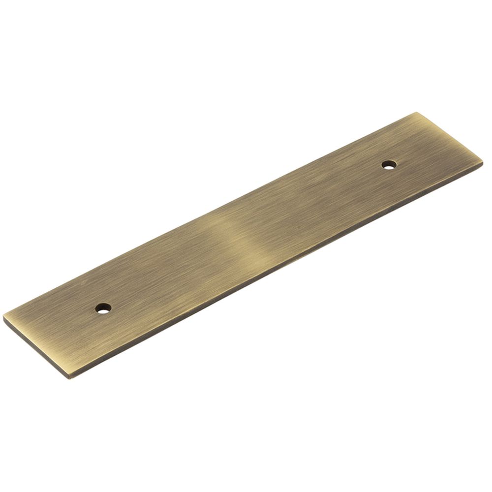 This is an image of a Hoxton - Fanshaw AB 140x30mm Back Plate for Pull Handle with 96mm Ctrs  that is availble to order from Trade Door Handles in Kendal.